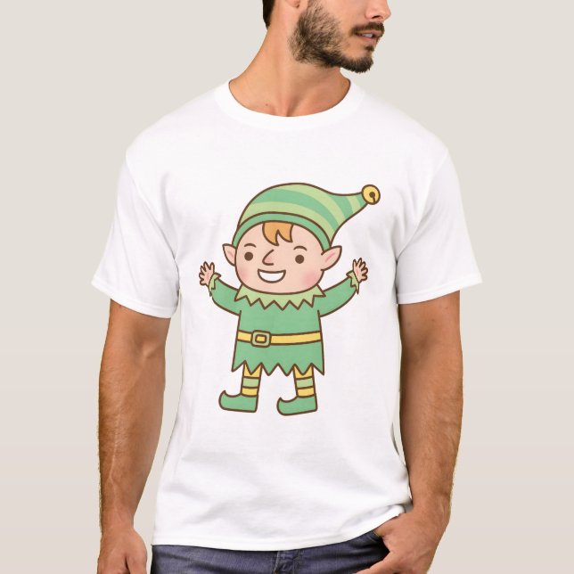 T-shirt Jote Jolly Elf Doodle (Devant)