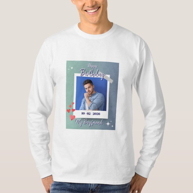 T-shirt Jote My Boyfriend Anniversaire Cadeau Design (Devant)