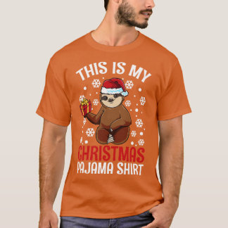 T-shirt Jote Sloth C'est mon cadeau de Pyjama de Noël T