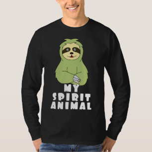 T-shirt Jote Sloth Design My Spirit Animal