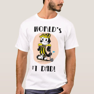 T-shirt jouant au golf de fête des pères de Felix