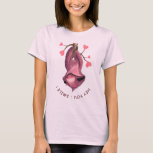 T-Shirt jouant avec une fentes joyeuse - Smile