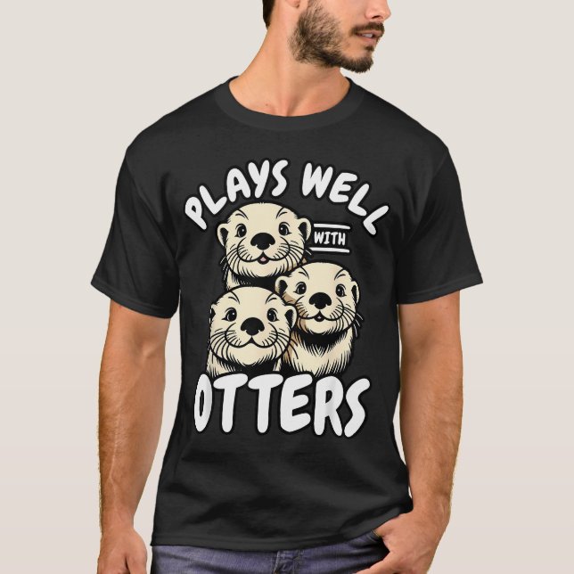 T-shirt Joue Bien Avec (Devant)