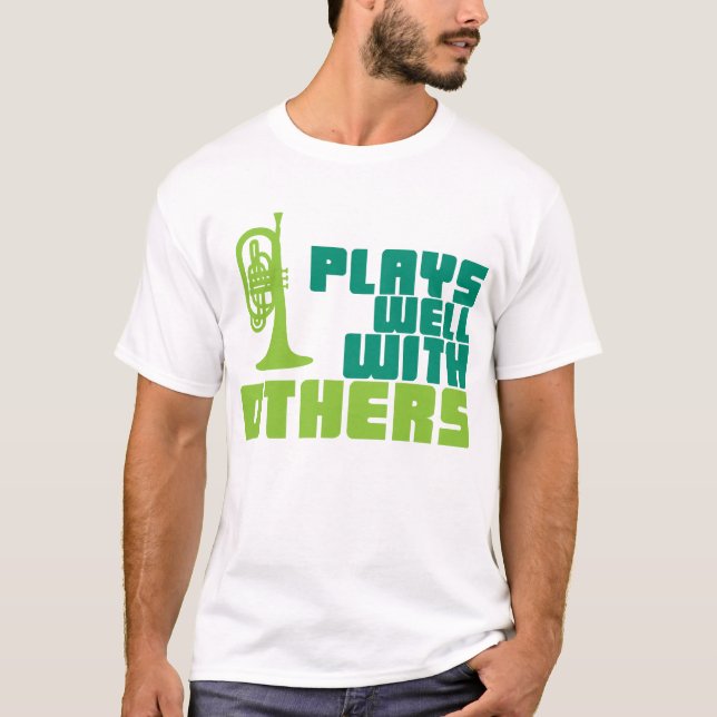 T-shirt Joue bien avec les autres - Mellophone (Devant)