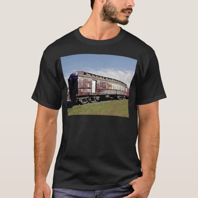 T-shirt Joue Toujours Avec Des Trains (Devant)