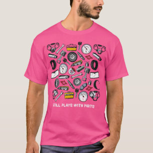 T-shirt Joue toujours avec pièces Outils s Poignées de pis