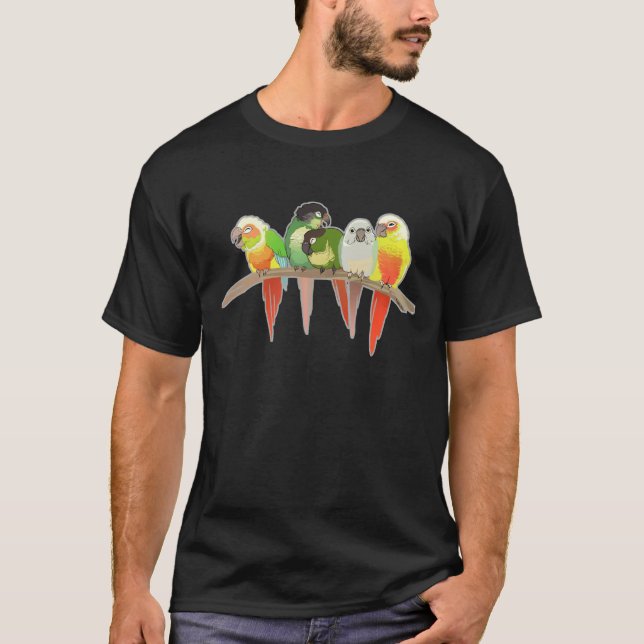 T-shirt Joue verte Conures (Devant)