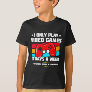 T-shirt Jouer à des jeux vidéo - Jeux sur PC et console -