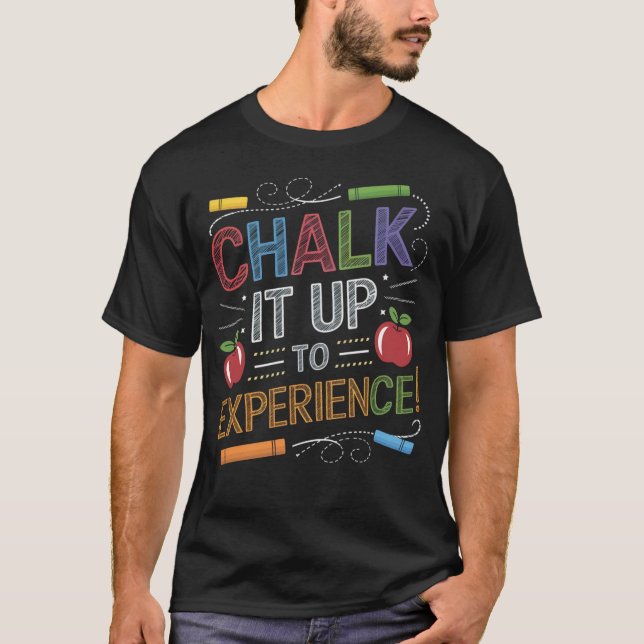 T-shirt Jouer à l'expérience - Cadeaux pour les enseignant (Devant)