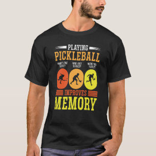 T-shirt Jouer à Pickleball améliore le lecteur de cache mé