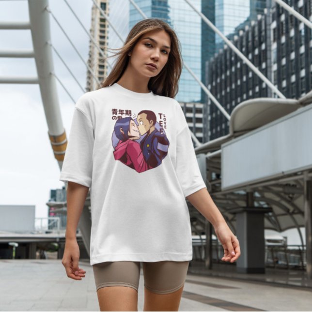 T-shirt Jouer Anime Couple (Créateur téléchargé)