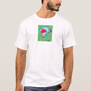 T-SHIRT JOUER AU GOLF AUTOUR DE LA CHEMISE