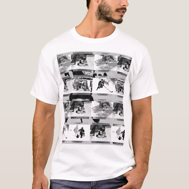 T-shirt Jouer au hockey - Joueurs de hockey sur glace (Devant)