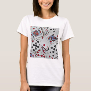T-shirt Jouer aux cartes Poker Games Queen King