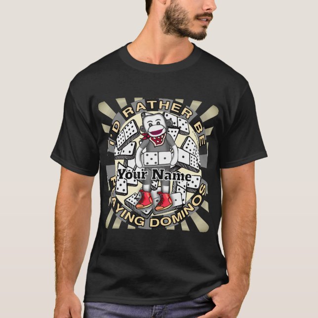 T-shirt Jouer aux dominos   (Devant)