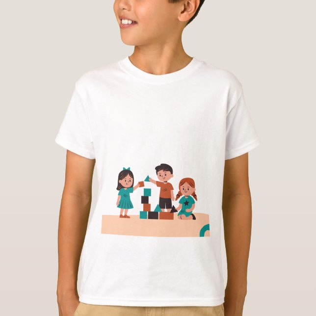 T-shirt Jouer aux enfants (Devant)