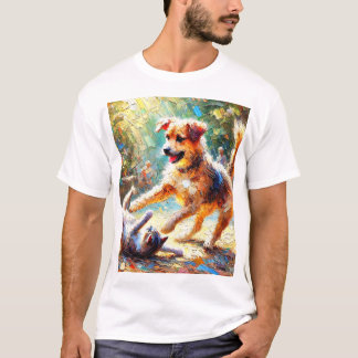 T-shirt Jouer avec des amis