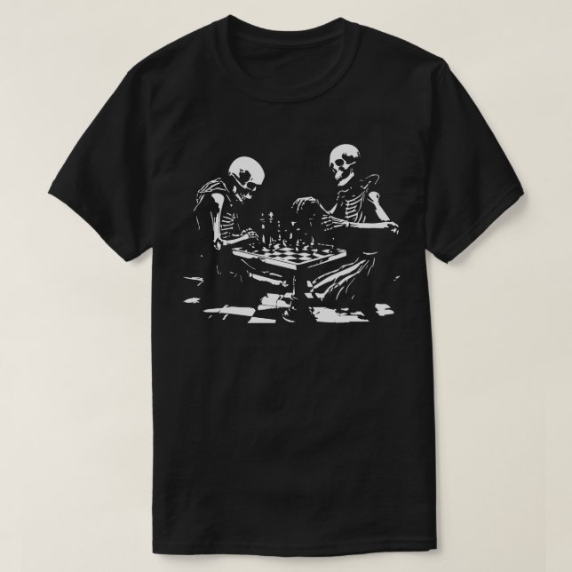 T-shirt jouer avec la mort (Design devant)
