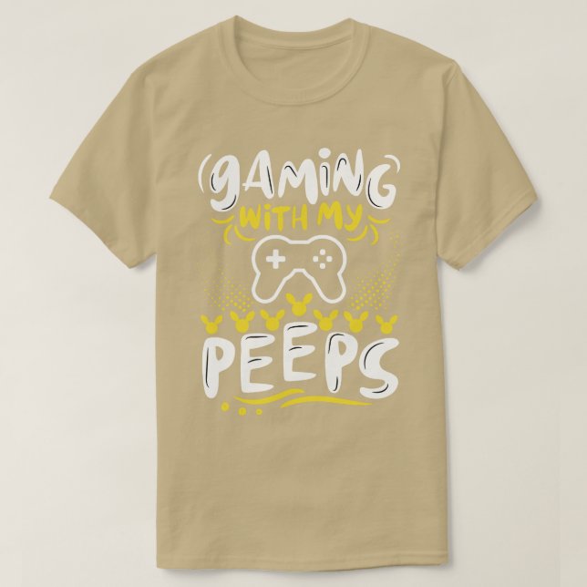 T-shirt Jouer Avec Mes Peeps (Design devant)