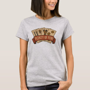 T-shirt Jouer avec Passion – Jeu de Cartes Vintage Briscol