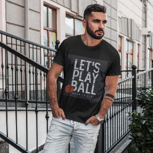 T-shirt Jouer Ball Né Pour Gagner