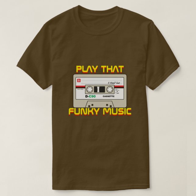 T-shirt Jouer Cette Musique Funky _ Une Chemise MisterP (Design devant)