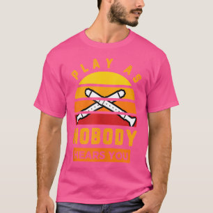 T-shirt Jouer Comme Personne N'Entend Que Vous Fluez
