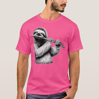 T-shirt Jouer de la Flûte Flûte Joueur instrument Musi