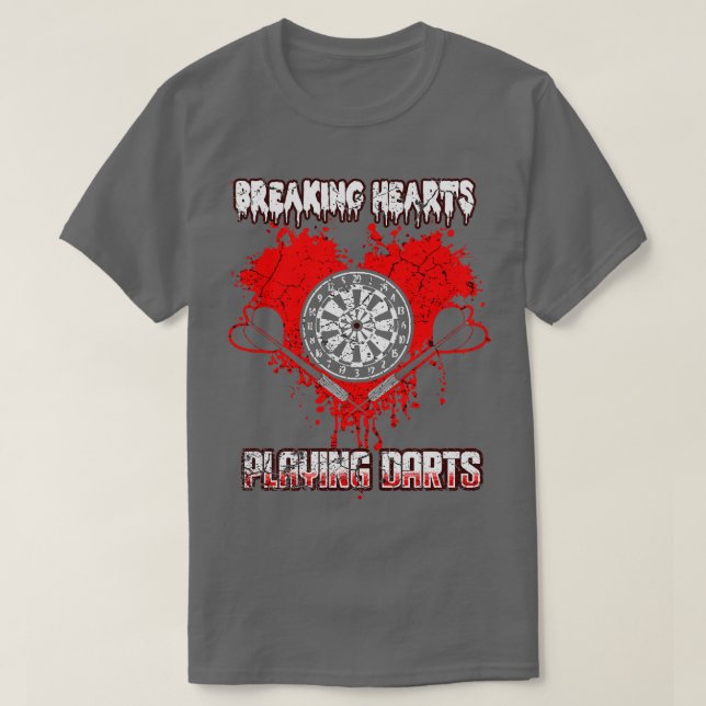 T-shirt Jouer des fléchettes (Design devant)