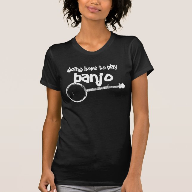 T-shirt Jouer du banjo (Devant)