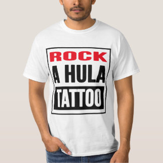 T-shirt Jouer du rock a Hula tatouage