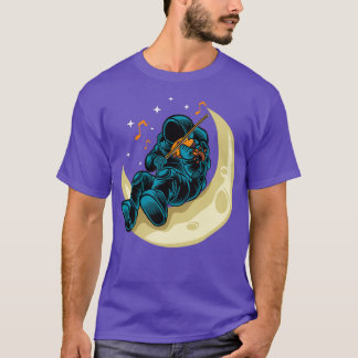 T-SHIRT JOUER DU VIOLIN DANS L'ESPACE