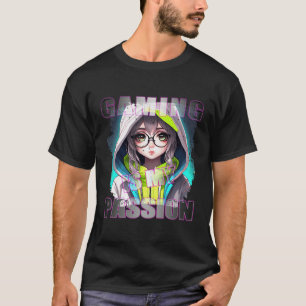 T-shirt Jouer Est Ma Passion - Kawaii Chibi Adorable