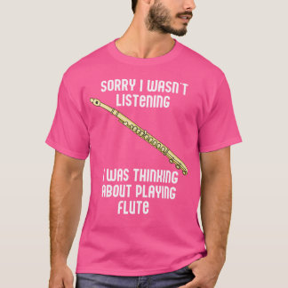 T-shirt Jouer Flûte classique musicien de flûte Orchestre