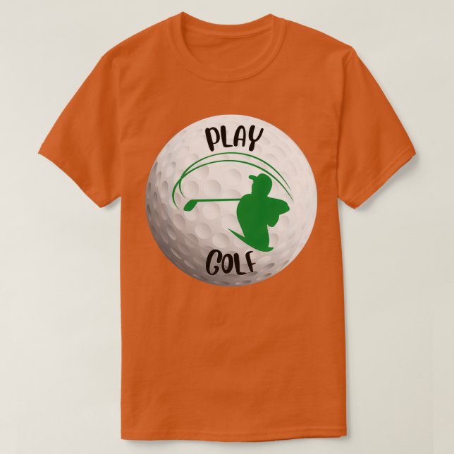 T-shirt Jouer Golf Triblend (Design devant)