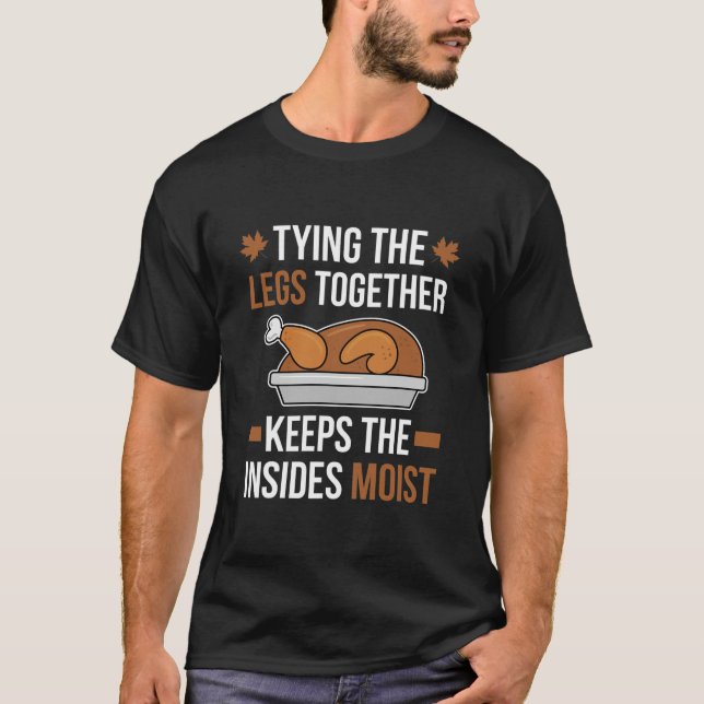T-shirt Jouer Les Jambes Ensemble Turquie Thanksgiving Dir (Devant)