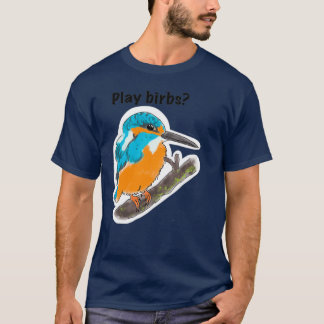 T-shirt Jouer les oiseaux Wingspan jeu de plateau kingfish