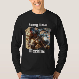 T-shirt Jouer Lourde Guitare métallique