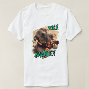 T-shirt Jouer moderne simple Grunge Personnalisé Photo pou