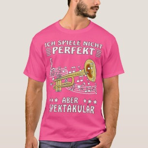 T-shirt Jouer Pas Parfait Mais Spectaculaire Trumpe De Jaz