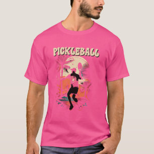 T-shirt Jouer Pickleball Vintage Pickle Ball Drôle Playi