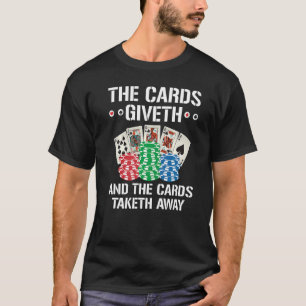 T-shirt Jouer Poker Cartes Jouer Jouer Jouer Jouer