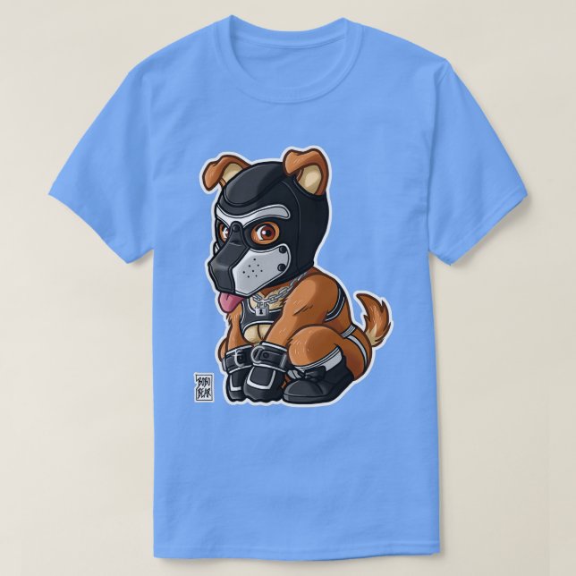 T-SHIRT JOUER POPPY WHITE MASK BEARZOO SÉRIE (Design devant)