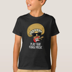 T-shirt Jouer que les champignons musique drôle champignon