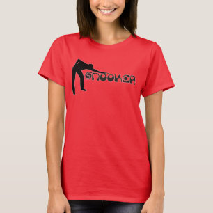 T-shirt JOUER SNOOKER police moderne + vos idées