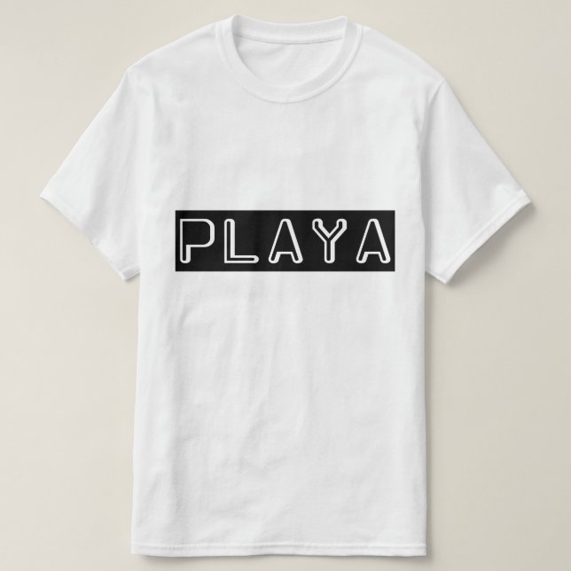T-shirt Jouer sur Playa  (Design devant)