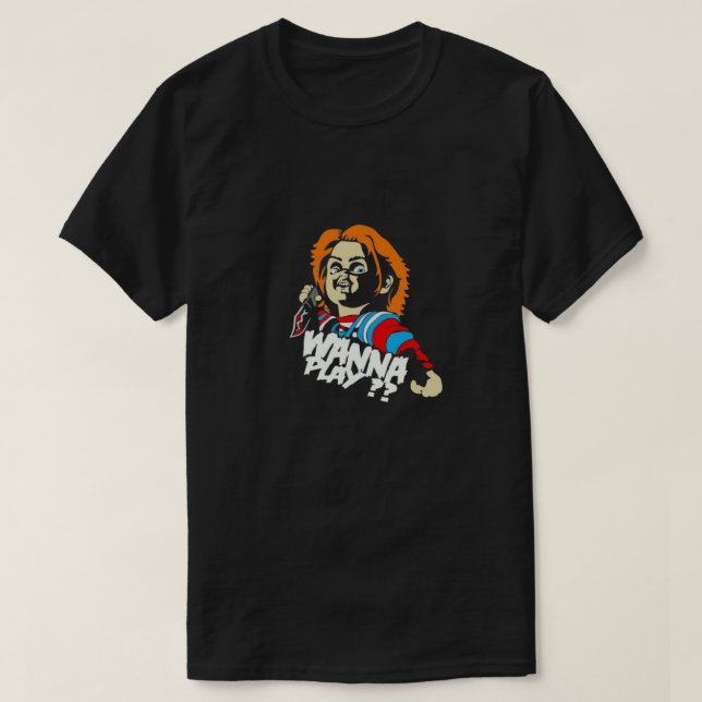 T-shirt Jouer Wanna (Design devant)
