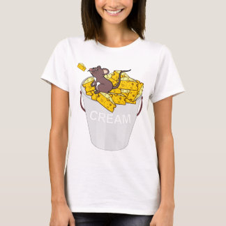 T-shirt joues à la souris crème