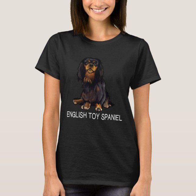 T-shirt Jouet anglais Spaniel Crazy Chien (Devant)