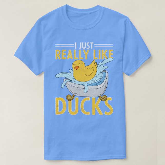 T-shirt Jouet de bain canard Jouet de bain canard canard c (Design devant)